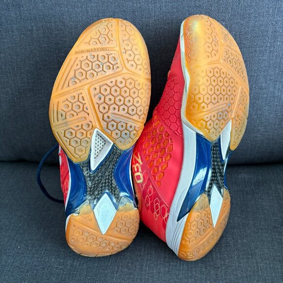 Yonex PC 03 Z MEX Men's Badminton Shoe (Coral/Red) Size 8 - Picture 6 of 7